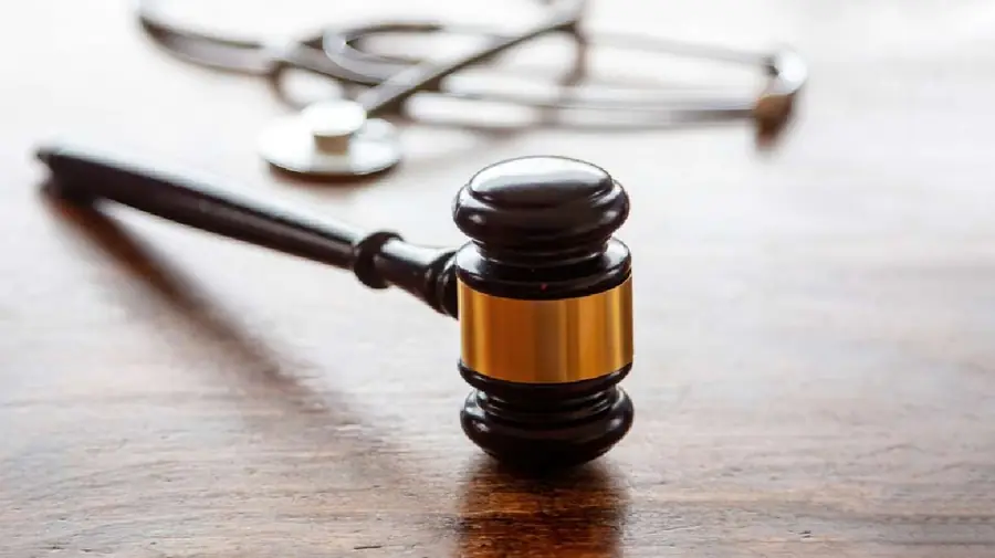Gavel and stethoscope